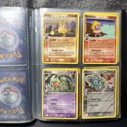 Pokemon Delta Species Lot - Most from 2006. Comes with binder as shown. - Image 3