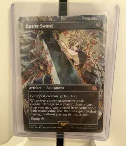 Buster Sword - Borderless - 0351 Regular NM - Final Fantasy - MTG English - Image 1