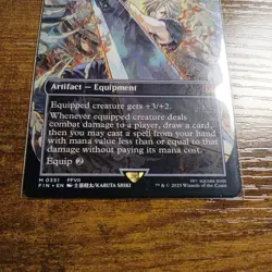 Buster Sword - Borderless - 0351 Regular NM - Final Fantasy - MTG English - Image 2