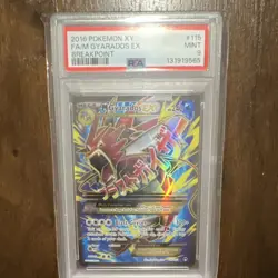 Pokemon M Gyarados EX 115/122 Breakpoint Full Art Ultra Rare Holo PSA 9 240 HP - Image 1