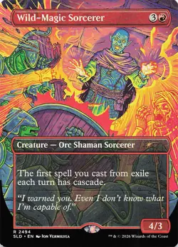 Wild-Magic Sorcerer R Secret Lair Drop Series 2494 NM - Image 1