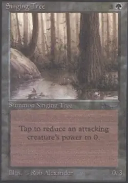 MTG Singing Tree, NM-Mint, English Arabian Nights - Image 1