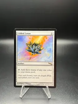 Gilded Lotus Mirrodin MIR Artifact Colorless LP Regular *a - Image 1