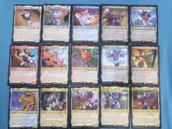 MTG Magic Transformers Brothers' War 15 Card Set With Tokens Nm/M Commander - Image 1