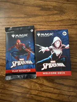 Magic The Gathering X Spiderman Marvel Welcome Deck with booster - Image 1