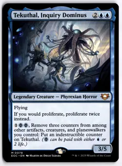 Tekuthal, Inquiry Dominus NM EOC Commander: Edge of Eternities MTG - Image 1