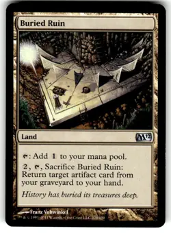 Buried Ruin Core Set 2012 (M12) Regular MTG - Image 1