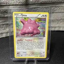 Ditto 108/149 Holo Rare Boundaries Crossed Pokemon Card - Lightly Played - Image 1