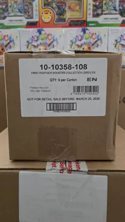 Pokemon TCG ~ First Partner Illustration Collection Series 1 SEALED CASE - Image 1