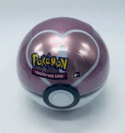 Pokemon Love Ball Pokeball Tin Factory Sealed - J21 - Valentines Tin - Image 1