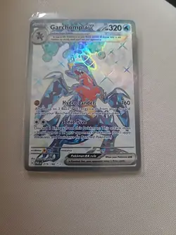 Pokemon Garchomp EX Holo Ultra Rare TCG Card Paradox Rift 219/182 - Image 3