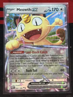 Pokemon Meowth EX 062/088 Perfect Order 2026 Near Mint!! - Image 1
