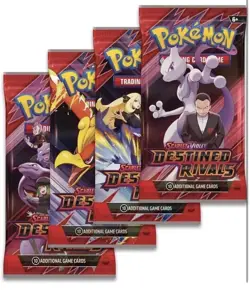 Pokemon TCG Destined Rivals Single Booster Pack New Sealed 1x Random Art - Image 1