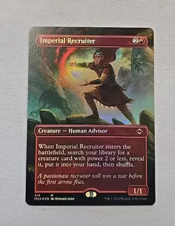 Imperial Recruiter Borderless Foil Modern Horizons 2 MH2 Near Mint Packed Fresh - Image 1