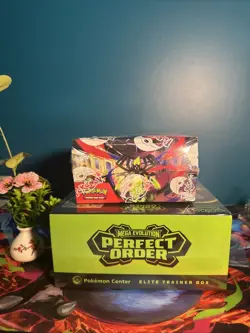 Pokemon Perfect Order PC Etb + Booster Box Factory Sealed Lot - Image 5
