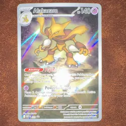 Pokemon TCG Alakazam 009 Mega Evolution Promo Holo 140 HP English - Image 2
