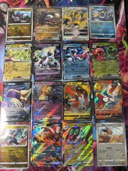 Pokemon 16 Card Lot nm V Max Mega Amazing Ex HOLO Rare Hits Only C16 - Image 1