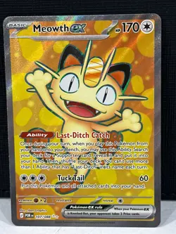 Pokemon Perfect Order MEOWTH EX 107/088 Full Art Ultra Rare Card MINT-NM - Image 1