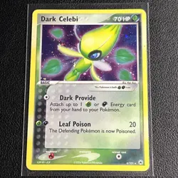 Dark Celebi 4/101 - Holo Pokemon Ex Hidden Legends HP - Image 1