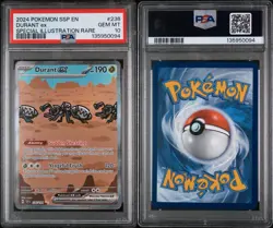 PSA 10 GEM MINT 2024 Pokemon Durant EX Surging Sparks ENG SIR #236/191 - Image 1