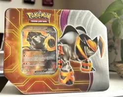 Pokemon TCG Paradox Destinies Tin-Iron Boulder EX 5 Booster Packs - NEW SEALED! - Image 1