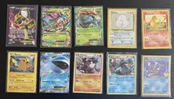Pokemon Full Art, EX, Mega, Holo Card Lot. 59 Pokemon Cards. - Image 1