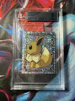 BGS 9 MINT 1999 MERLIN POKEMON #S21 EEVEE-PRISM - Image 1