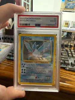 1999 Pokemon Fossil Articuno Holo PSA 4 - Image 1