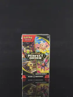 Pokemon TCG Mega Evolution - Perfect Order Booster Bundle (6 Packs) New Sealed - Image 1
