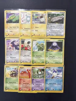 Lot of (12) E-Reader Pokemon Cards Sandstorm EX Ruby Sapphire Commons LP to NM - Image 1