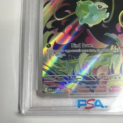 Pokemon TCG Bulbasaur 133/132 ME01 Mega Evolution Illustration Rare PSA 10 - Image 3