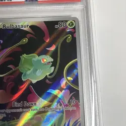 Pokemon TCG Bulbasaur 133/132 ME01 Mega Evolution Illustration Rare PSA 10 - Image 5