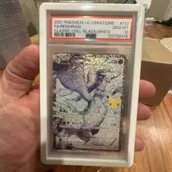 PSA 10 Pokemon Celebration FA/RESHIRAM CLASSIC COLLECTION Black And White - Image 3