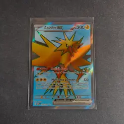 Zapdos ex - 192/165 - Pokemon 151 Full Art Ultra Rare Card NM L68 - Image 1
