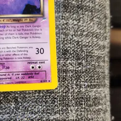 Dark Gengar Neo Destiny Holo Rare 6/105 70 HP Pokemon TCG Card English - Image 4