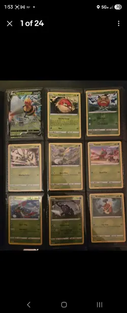 3 Incomplete Master Set Binders Pokemon Fusion Strike, Lost Origin, Dark Ablaze - Image 3