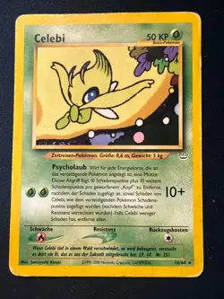 Celebi 16/64 Rare Pokemon Card Neo Revelation German - Image 1