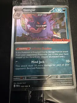 Pokemon Gengar GameStop Promo Stamped Card English 050/088 SEALED - Image 2