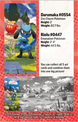 Pokemon TCG: Mega Evolution—Ascended Heroes Mini Tin: Riolu & Darumaka - Image 2