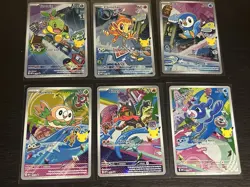 Pokemon First Partner Illustration Collection Series 1 6 Promo Cards - Image 1