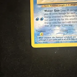 Pokemon Wartortle Promo 15/18 Southern Islands Stage 1 60 HP Kimura - Image 2