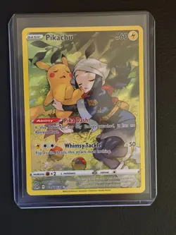 Pokemon TCG Pikachu TG05/TG30 Holo Rare Lost Origin Full Art NM - Image 3