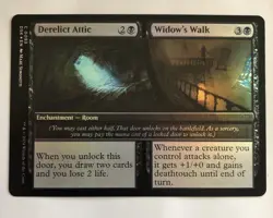 MTG Duskmourn: House of Horror Derelict Attic / Widow's Walk Foil 0093 NM - Image 1