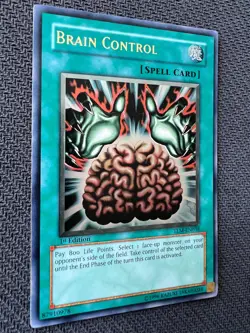 Yugioh Brain Control 1st Edition Ultimate Rare TLM-EN038 VLP/NM - Image 3
