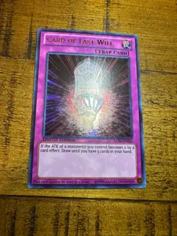 Card of Last Will LC04-EN003 Limited Edition Ultra Rare PL + BONUS - Image 1