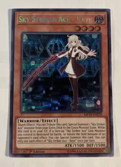 Sky Striker Ace - Raye MP19-EN259 2019 Gold Sarcophagus Tin Mega Pack-1st. Ed LP - Image 1