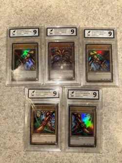 TCG Exodia Set (Exodia, Left Arm, Left Leg, Right Arm, Right Leg YGLD Ultra Rare - Image 1