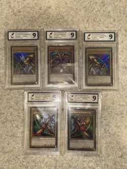 TCG Exodia Set (Exodia, Left Arm, Left Leg, Right Arm, Right Leg YGLD Ultra Rare - Image 2