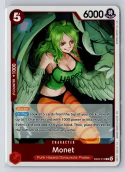Extra Booster: One Piece Heroines Edition #EB03-010 Monet - Image 1