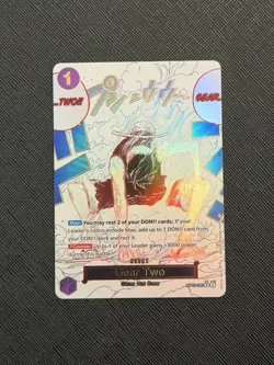 One Piece Luffy Gear Two (Alt Art) OP11-080 English A Fist of Divine Speed Event - Image 1